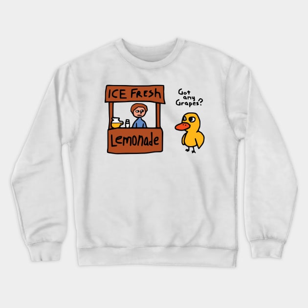 Ice Fresh Lemonade Got Any Grapes Crewneck Sweatshirt by LEGO